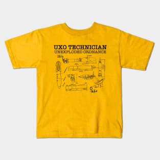 UXO Unexploded Ordnance Tech Kids T-Shirt